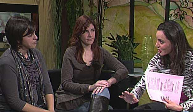 Marie LeBaron (left) and Loralee Choate (center) with KSL's Tonya Papanikolas.