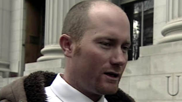 Jake Francum speaks to reporters outside court Monday, Feb. 7, 2011.