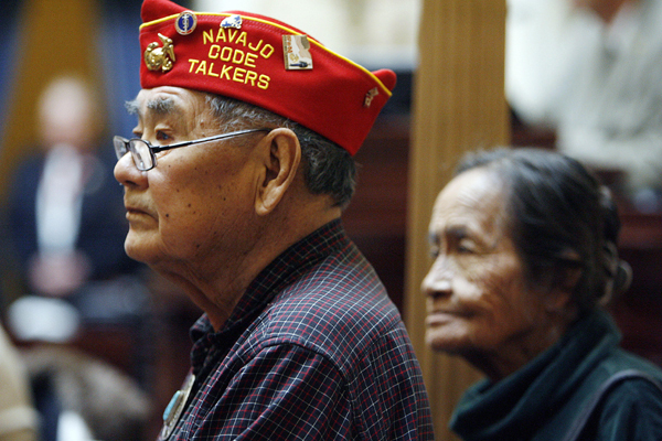 Navajo Code Talkers honored
