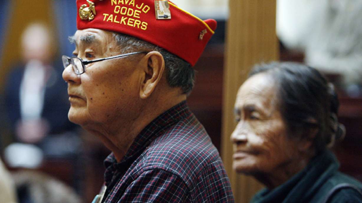Navajo Code Talkers honored