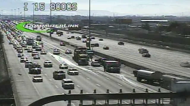 9-vehicle crash snarls northbound I-15
