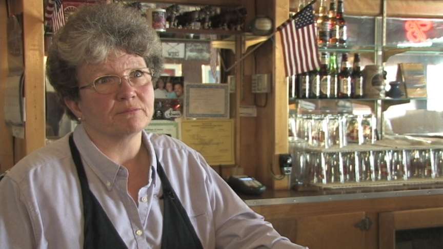 Cathy Gardner, owner of Ray's Tavern restaurant in Green River