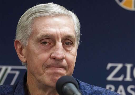 Jerry Sloan resigned as the Jazz head coach on February 10.