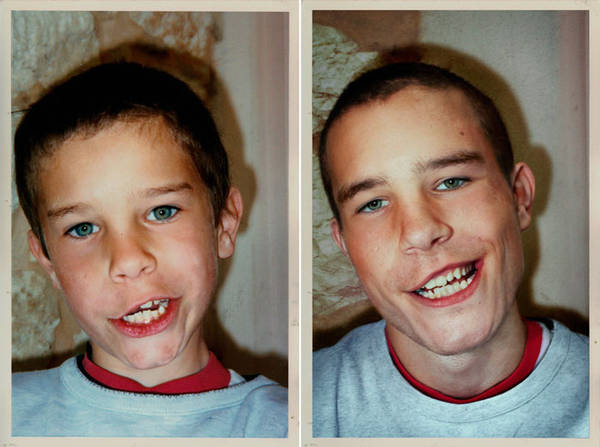 Modern photos that recreate cherished childhood snaps