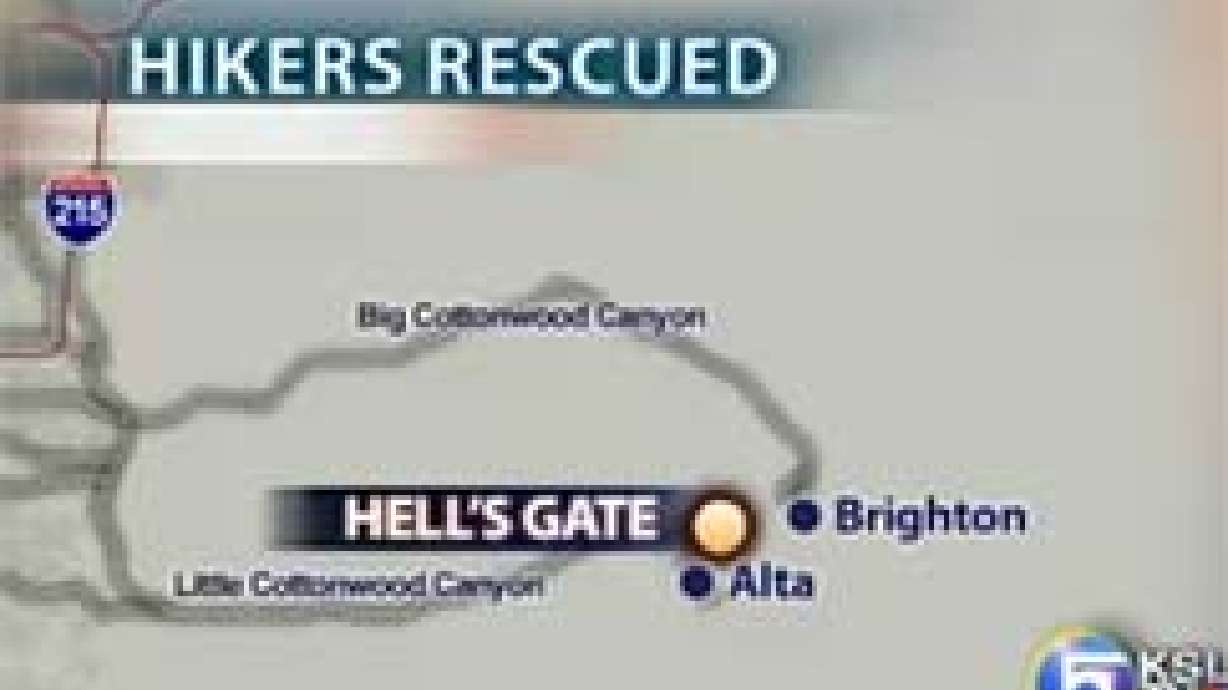 Hikers Rescued in Little Cottonwood Canyon