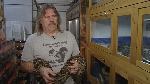 Reptile rescuer honored for service to exotic animals