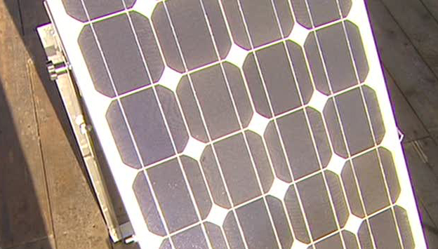 Small solar panel