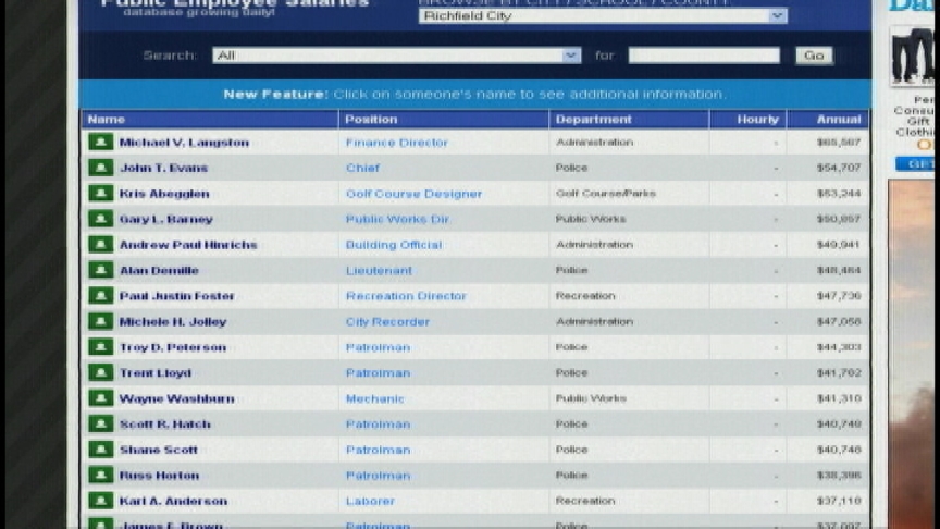 Currently, Utahns can look up any public employee's salary at UtahsRight.com.