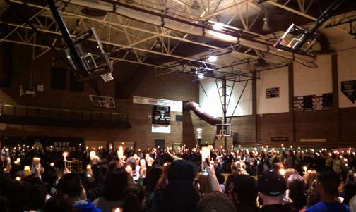 A candlelight vigil was held in honor of Micaela "Mickey" Costanzo Monday evening.