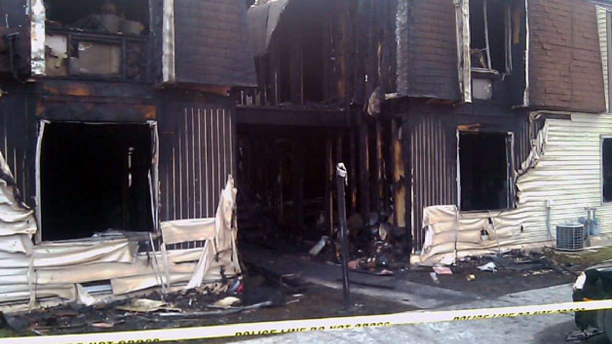 Woman used accelerants to start fire that killed 2, police say