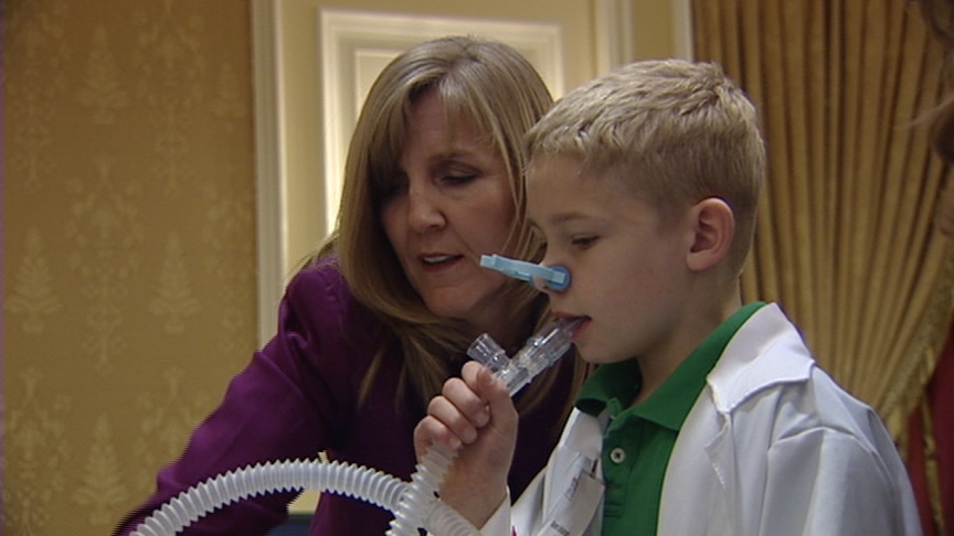 Being among many great innovators provided some inspiration for 10-year-old Kaven Johansen, who was in attendance at the lunchtime event.