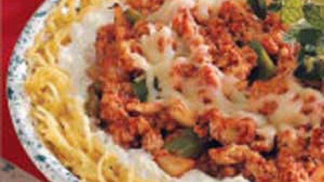 Turkey Spaghetti Pie