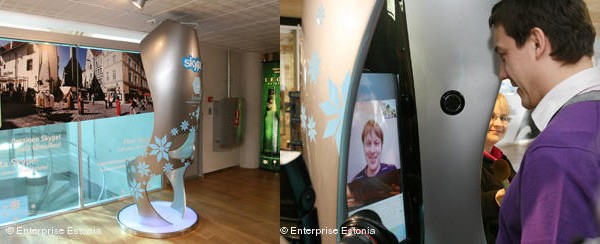 First 'Skype booth' opens at Estonian airport as company reaches 30 million simultaneous users