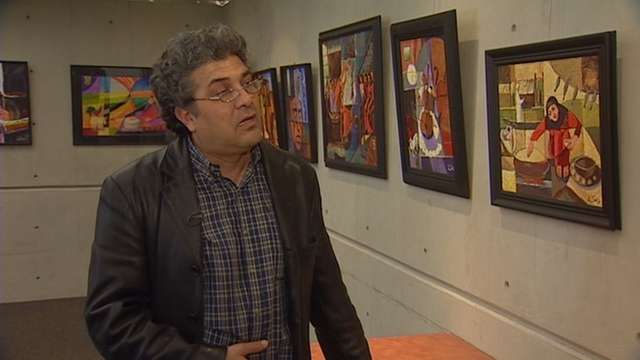 Ali Al Hammashi says he has wanted to be an artist since he was a small child.