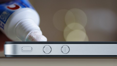 Remove Screen Scratches with Toothpaste