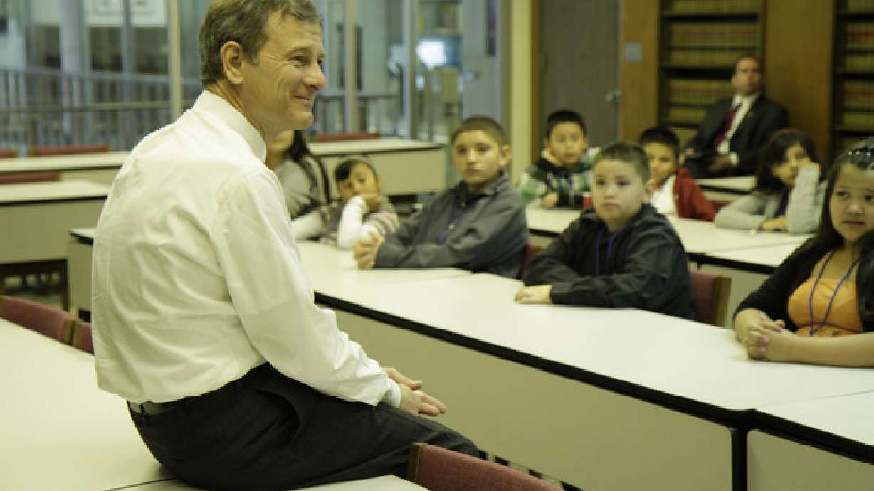 Chief Justice John Roberts visits the U.'s law school