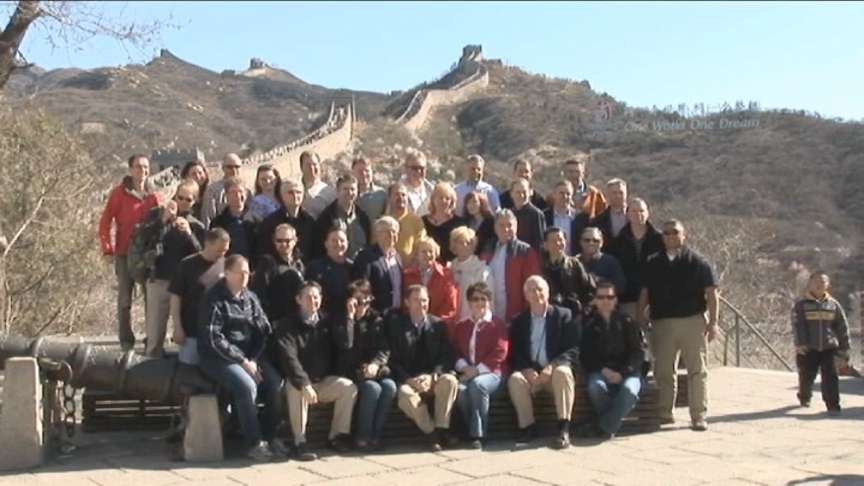 More than 40 people -- including representatives from 20 Utah companies, four Utah lawmakers and members of Gov. Herbert's economic team -- joined the trip.