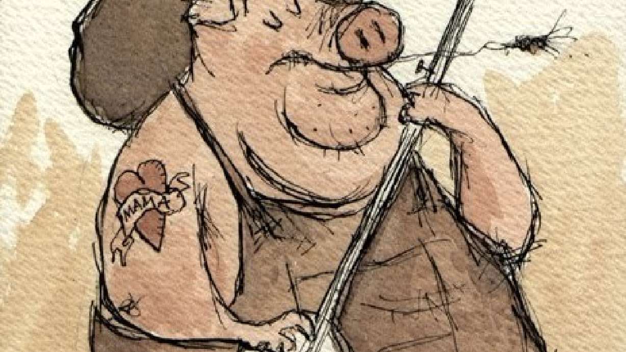 Dueling Banjo Pigs face off in Provo