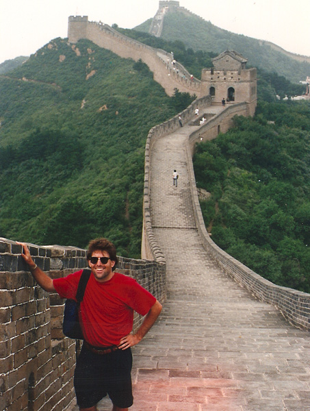 John Daley at the Great Wall 20 years ago.