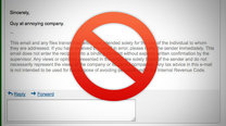Disclaimers in Email Signatures are Not Just Annoying, But Legally Meaningless [Annoyances]