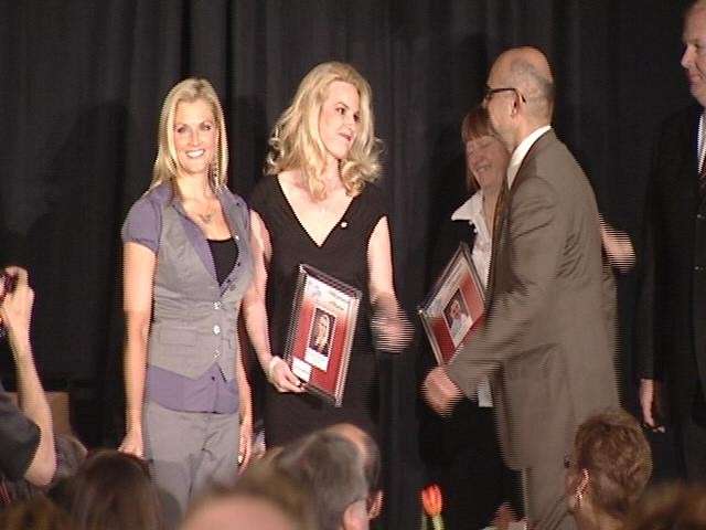 Jill Anderson, far left, and others were honored during the Red Cross's 2011 Heroes awards for their acts of bravery.