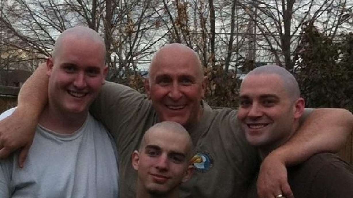 Mark Shurtleff's sons shave heads to support him through cancer treatment