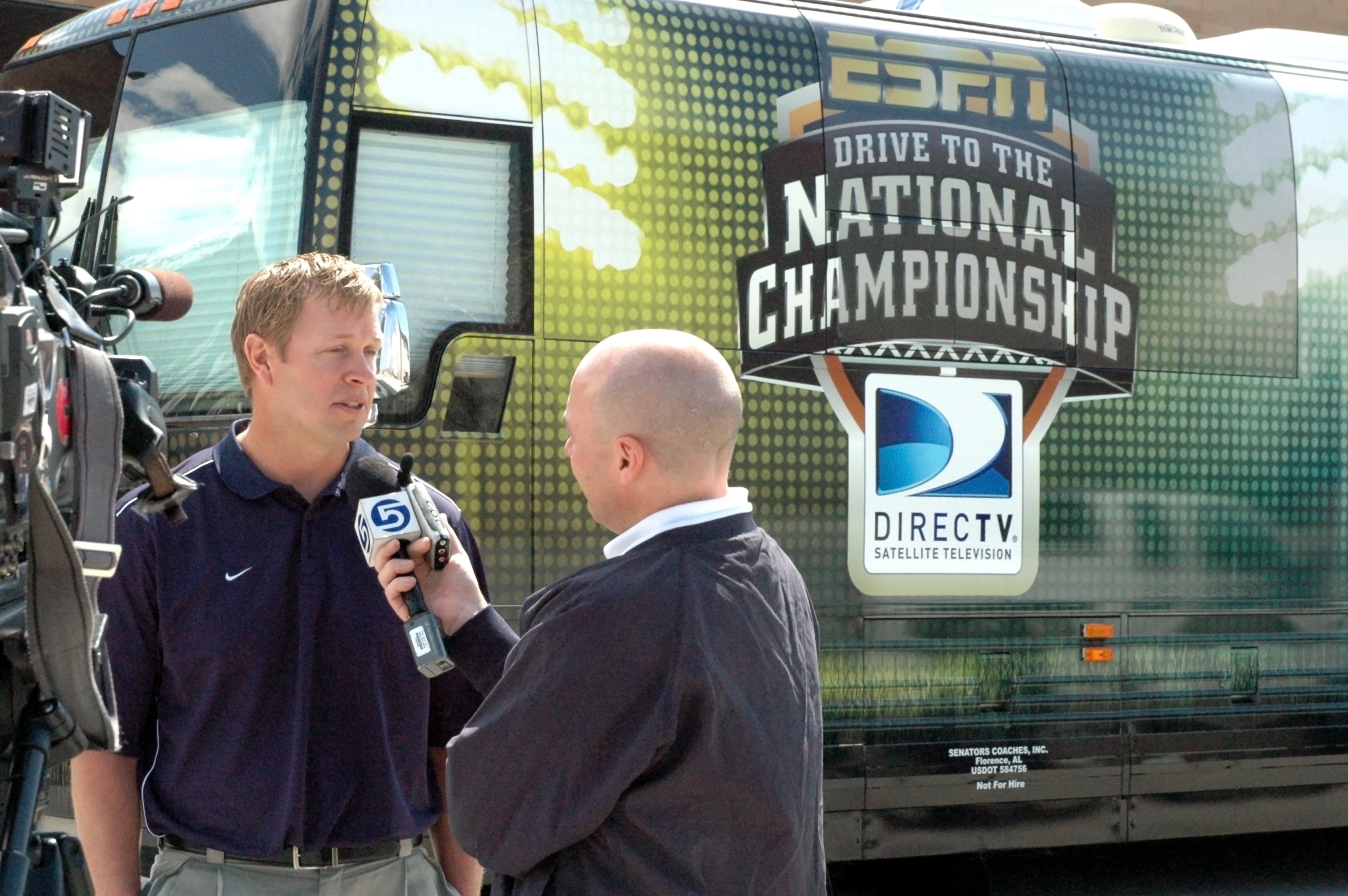 Bronco Makes a "First Class" Bus Stop