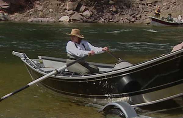 Kathryn Carlin's new boat launches into the Green River