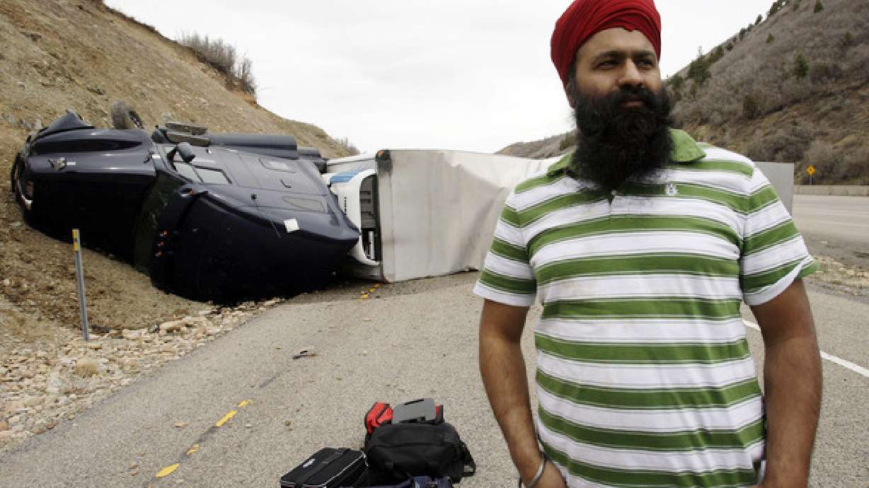 I-80 exit closed after semi rollover Thursday afternoon