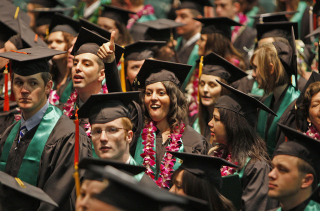 Robert C. Gay encourages UVU graduates to serve