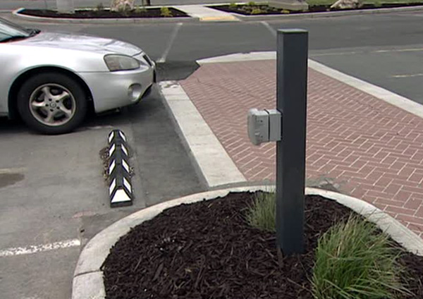 Charging station in Salt Lake City.