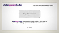 StolenCameraFinder Locates Your Stolen Camera by Using Your Existing Photos [Webapp]