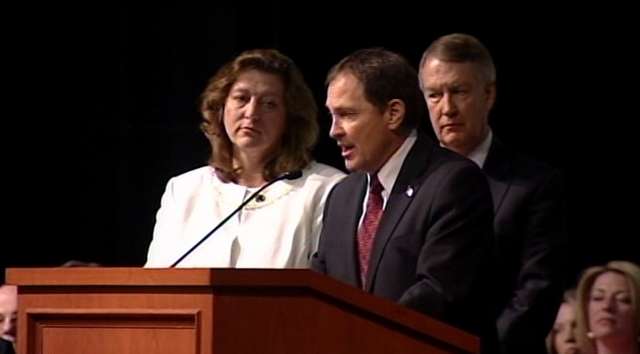 Gov. Gary Herbert said he was disappointed, but said delegates have the right to vote their opinion and it's all part of "the process."