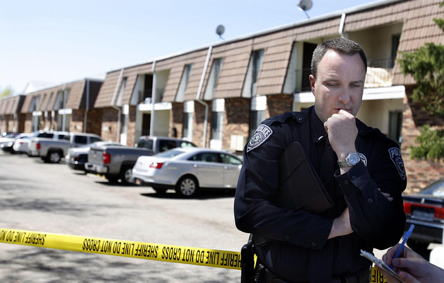Unified Police Lt. Justin Hoyal discusses the suspicious death of a woman whose body was found in Apt. 18 of the Cherry Hill Apartments in East Millcreek.