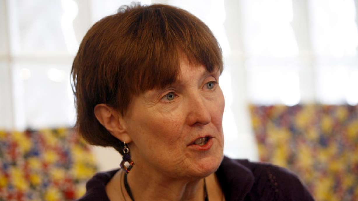 Judith Pinborough-Zimmerman speaks at the Carmen B. Pingree School of Autism in Salt Lake City on May 6, 2011. Zimmerman lost her position at the University of Utah in 2013 and claimed in a lawsuit that it was in retaliation for her actions reporting wrongfully shared information. She was awarded damages after a jury trial last week.