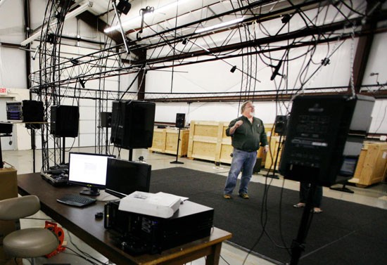 Audio battlefield would prepare troops for combat or a typical Slayer concert