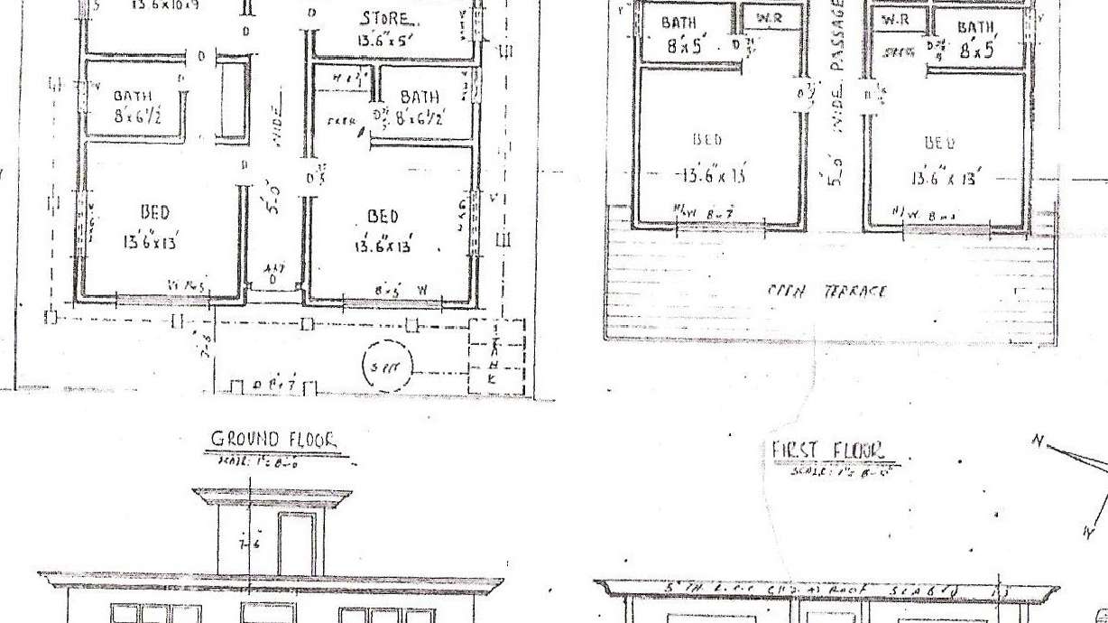 The Original Blueprints of Osama Bin Laden's Compound