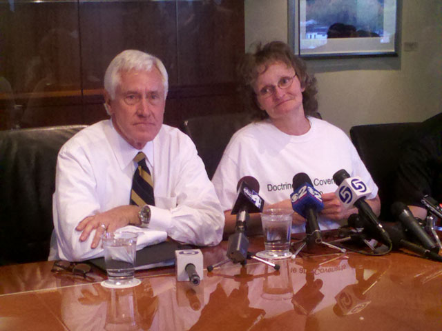 Following her release from prison Monday afternoon, Debra Brown joined her attorney, Alan Sullivan, to talk to reporters.