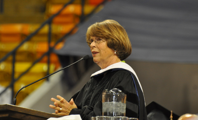 Huntsmans urge strong work ethic to USU business school grads