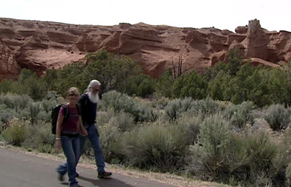 Katie and Patrick Williams at Kodachrome State Park