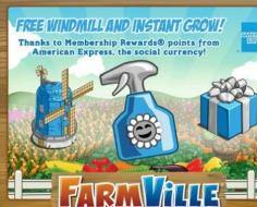 American Express Offers Virtual Gifts On FarmVille