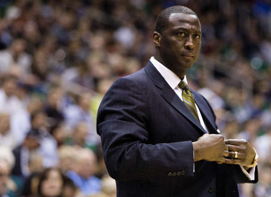 Jazz head coach Tyrone Corbin