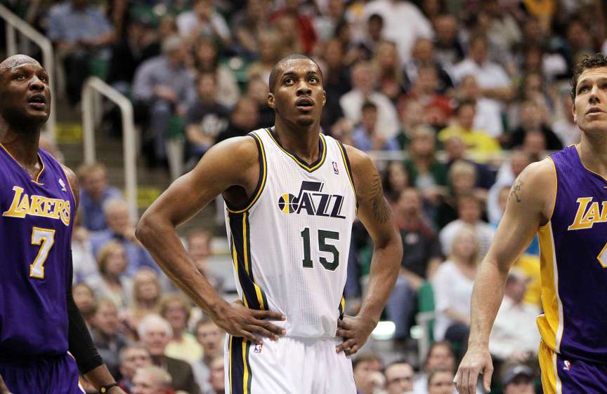 Jazz forward Derrick Favors (AP Photo)