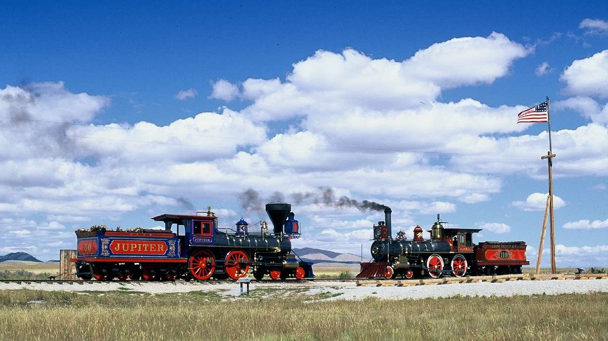 Railroad history reenacted at Golden Spike