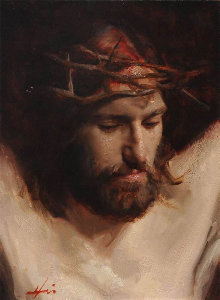 "Image of Crucified Christ" by Jeffrey Hein is one of the works in the exhibit.
