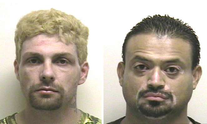 Darrell Wayne Morris, left, and Yuri Sanchez Lara, right.
