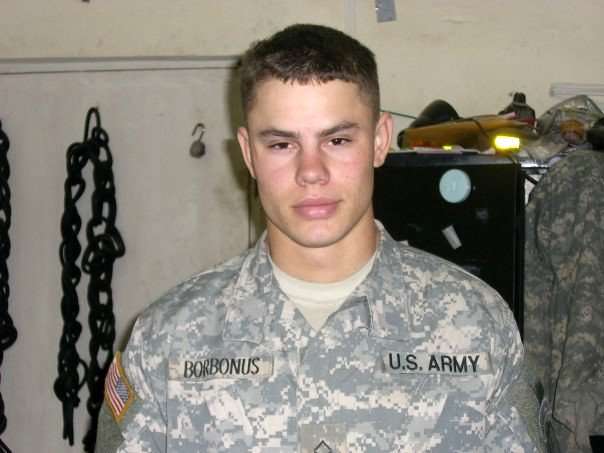 Army Specialist John Borbonus was 19 when he headed off to the war in Iraq. In April 2007 he was killed by a suicide bomber.