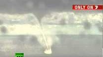 Helicopter Cameras Catch 2,000-Foot Waterspout 'Tornado' [Video]
