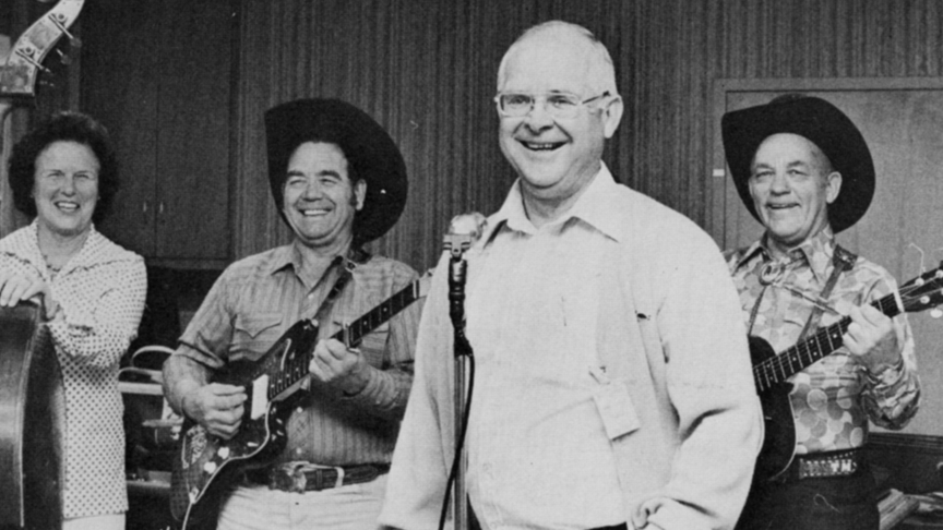 Russell spent his time entertaining patients and booking acts for the psychiatric unit.