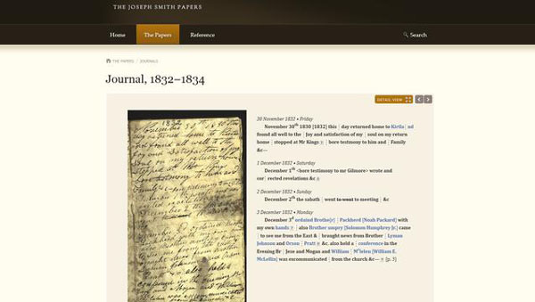 Historic Joseph Smith documents available online